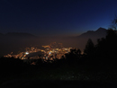 Trento "by night" dalla cima